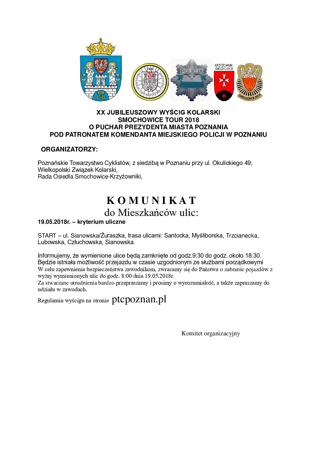 Pismo do Mieszkańców